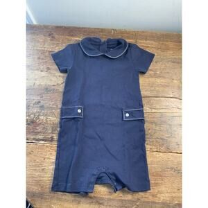 Lila & Hayes‎ Pima Cotton Navy Jon Jon size 2T